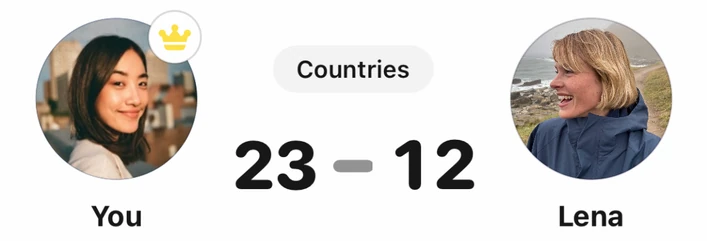 Head to head with Lena: 23 countries to 12